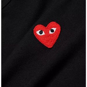 Comme Des Garçon PLAY Black Tee